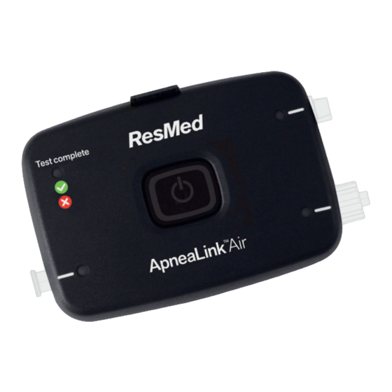 ResMed ApneaLink Air Mode D'emploi