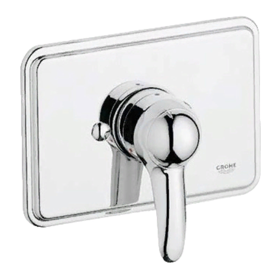 Grohe Talia 19 719 Mode D'emploi