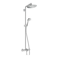 Hansgrohe Croma Select S 280 1jet Showerpipe 26792000 Mode D'emploi / Instructions De Montage