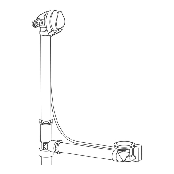 Geberit CASCADING TUB FILLER Instructions De Montage