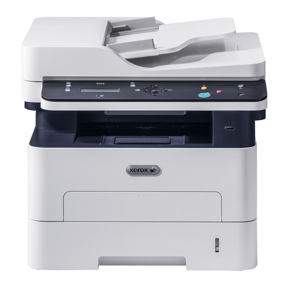 Xerox B205 Guide D'utilisation Rapide