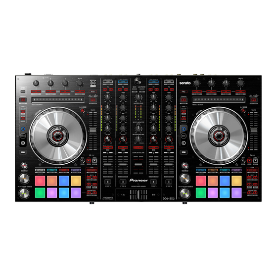 Pioneer DDJ-SX2 Mode D'emploi