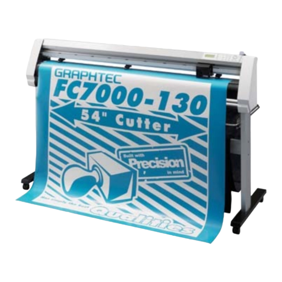 GRAPHTEC FC7000 Manuel D'utilisation