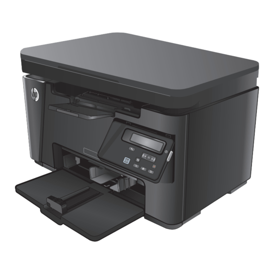 HP LaserJet PRO MFP M127 Guide De L'utilisateur