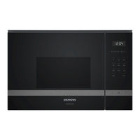 Siemens iQ500 BF425LM0 Serie Manuel D'utilisation Et Notice D'installation