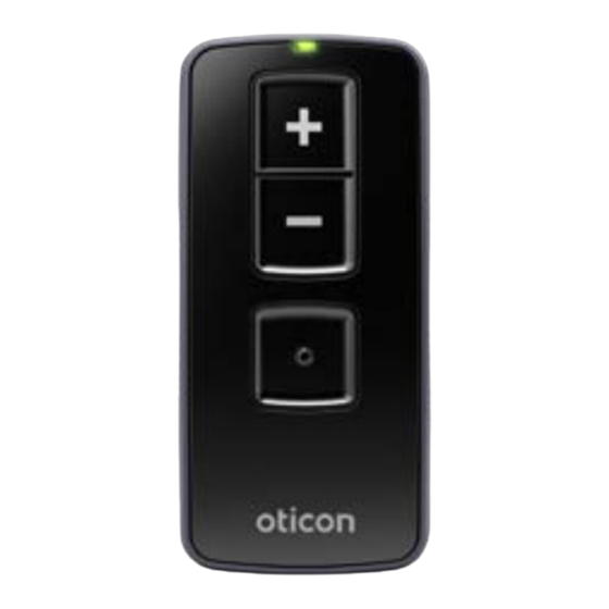 oticon RC-2A Mode D'emploi