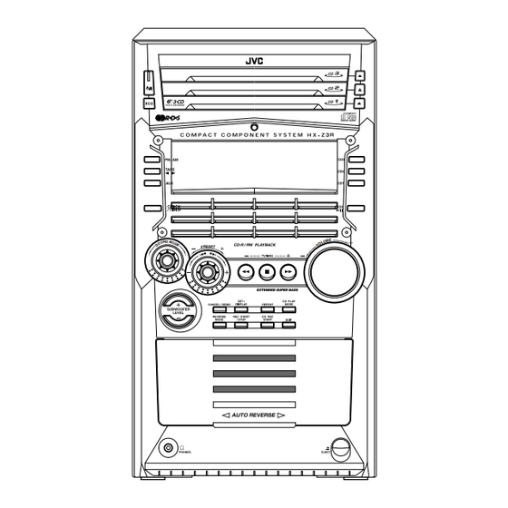 JVC CA-HXZ3R Manuel D'instructions