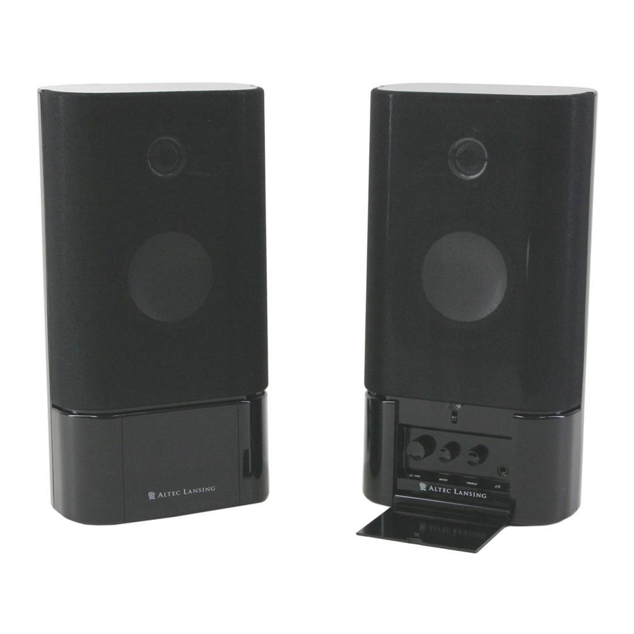 Altec Lansing MX-5020 Mode D'emploi