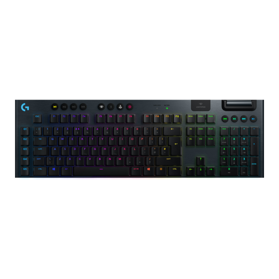 Logitech G915 Guide D'installation