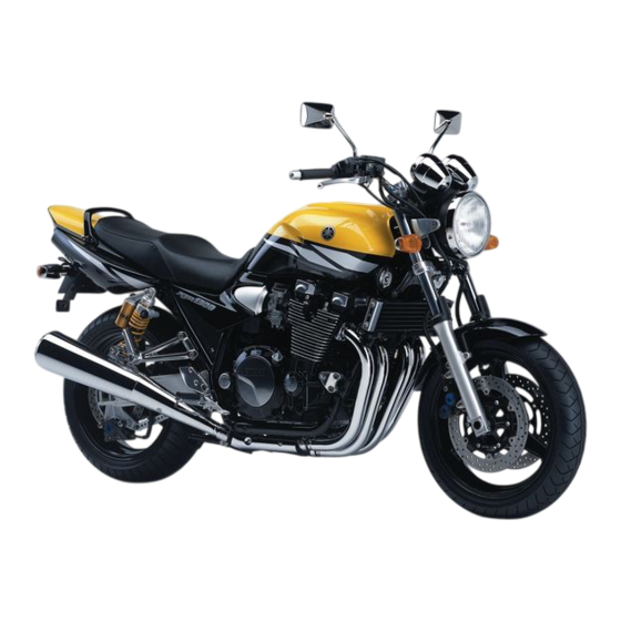 Yamaha XJR1300 Manuel Du Propriétaire