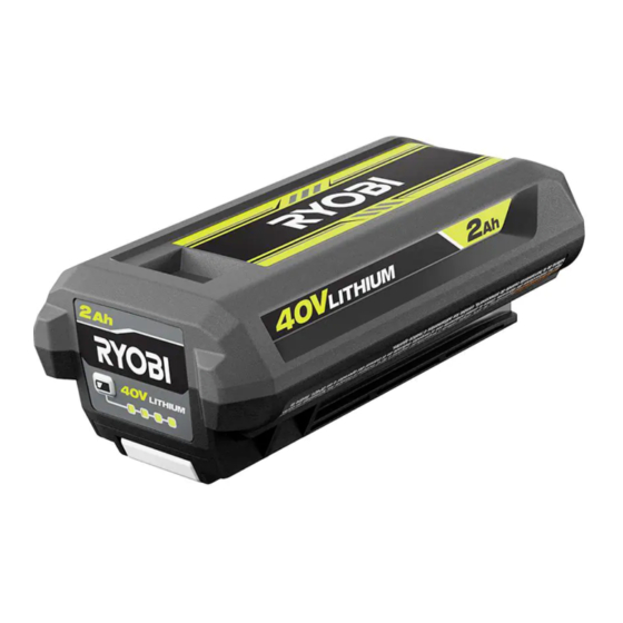 Ryobi OP40204 Manuel D'utilisation