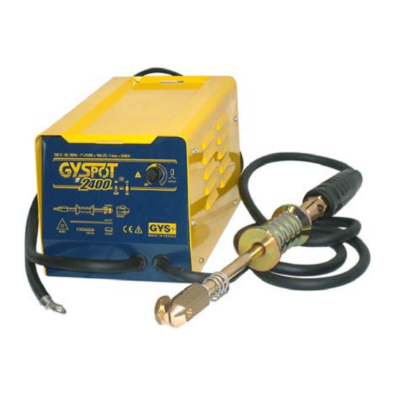 GYS GYSPOT 2400 Notice D'utilisation