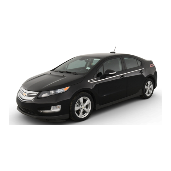 Chevrolet VOLT 2015 Manuels