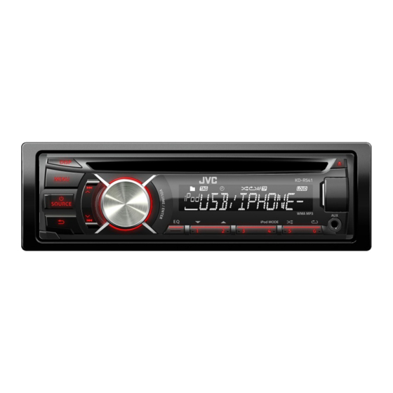 JVC KD-R541E Manuel D'instructions