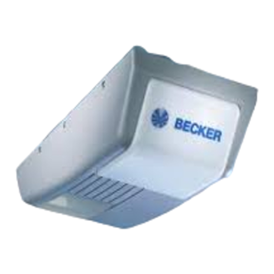 Becker BOM 520 Instructions D'utilisation