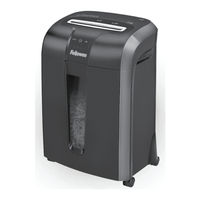 Fellowes Powershred 73Ci Mode D'emploi