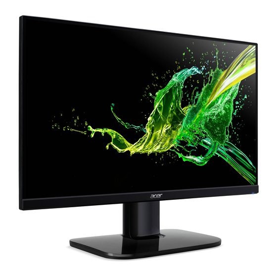 Acer KA272 Guide De L'utilisateur
