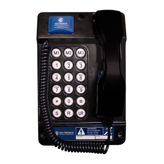 GAI-Tronics Auteldac 5 Guide D'installation Et D'utilisation