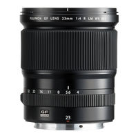 FujiFilm GF23mmF4 R LM WR Manuel Du Propriétaire