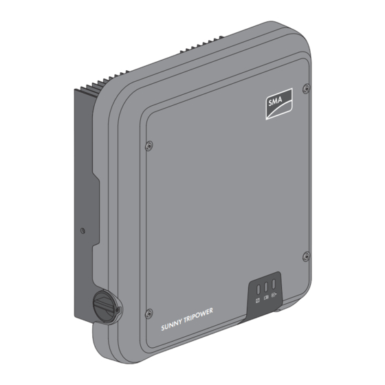 SMA Solar Technology AG SUNNY TRIPOWER 8.0 Instructions D'emploi