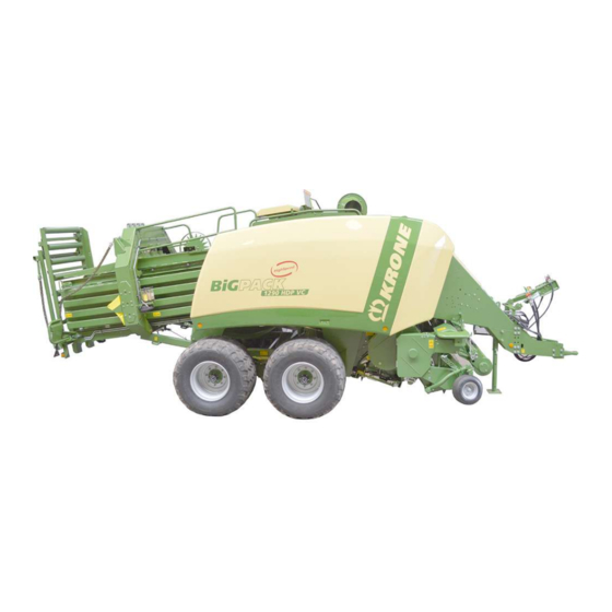 Krone BiG Pack 1290 HDP VC Notice D'utilisation Originale