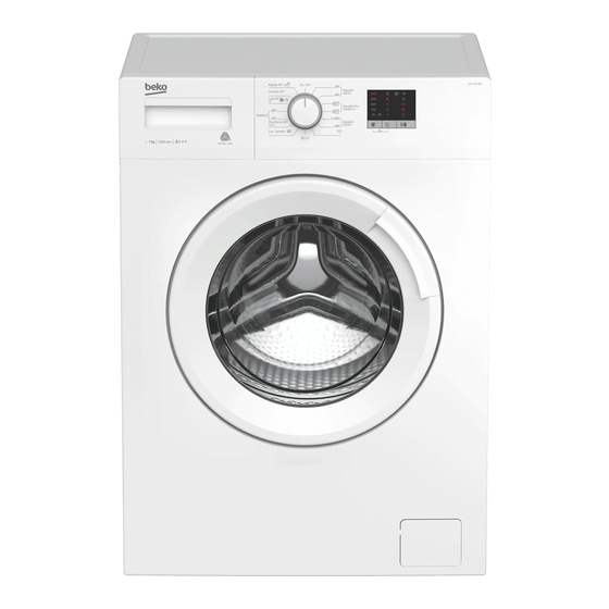 Beko WTE 7611 BW Manuel D'utilisation