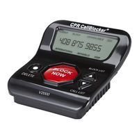 CPR Call Blocker V2000 Mode D'emploi