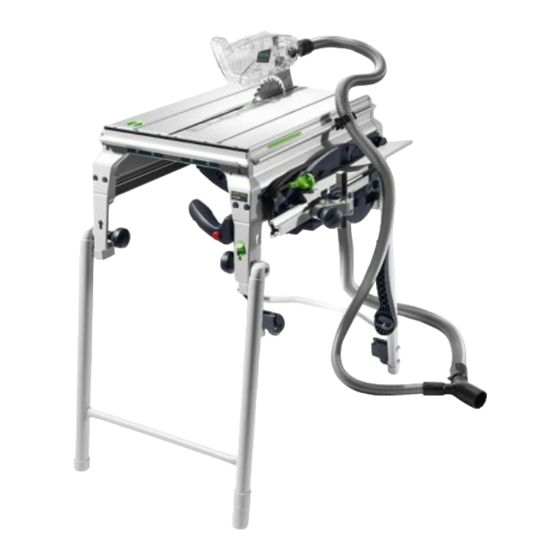 Festool PRECISIO CS 50 EBG Notice D'utilisation D'origine