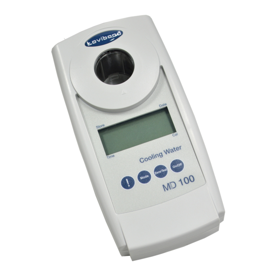 Lovibond Tintometer MD100 Mode D'emploi