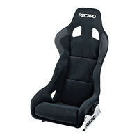 Recaro Profi SPG XL Instructions D'utilisation