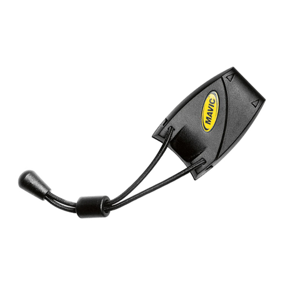 Mavic Wintech CR2032 Mode D'emploi