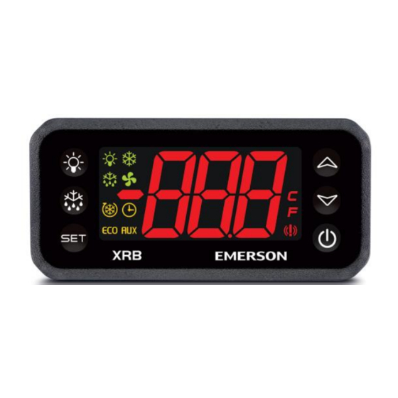 Emerson Dixell XRB70CH Notice D'installation Et D'utilisation