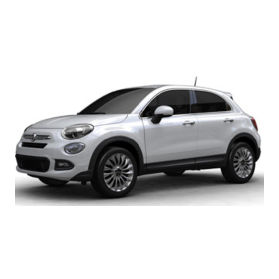 Fiat 500 X 2014 Manuels