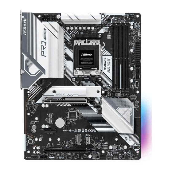 ASROCK B650 PRO RS Manuel Utilisateur