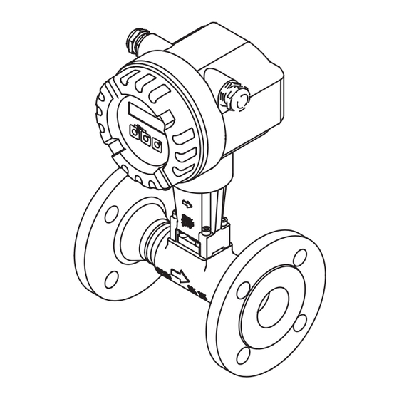 Endress+Hauser Proline Prowirl 73 Instructions Condensées