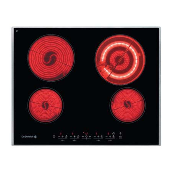 De Dietrich DTV 714 Guide D'installation Et D'utilisation