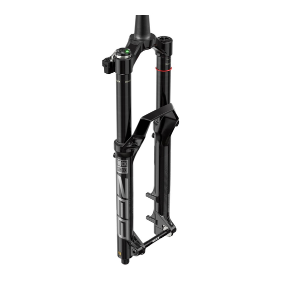 RockShox Ultimate Flight Attendant ZEB Manuel D'entretien
