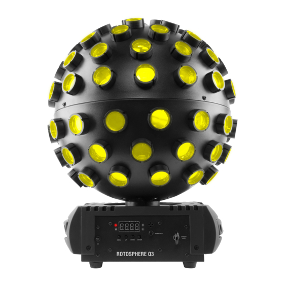 Chauvet DJ Rotosphere Q3 Manuel De Référence