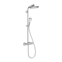 Hansgrohe Crometta S 240 Varia Showerpipe 26781000 Mode D'emploi / Instructions De Montage