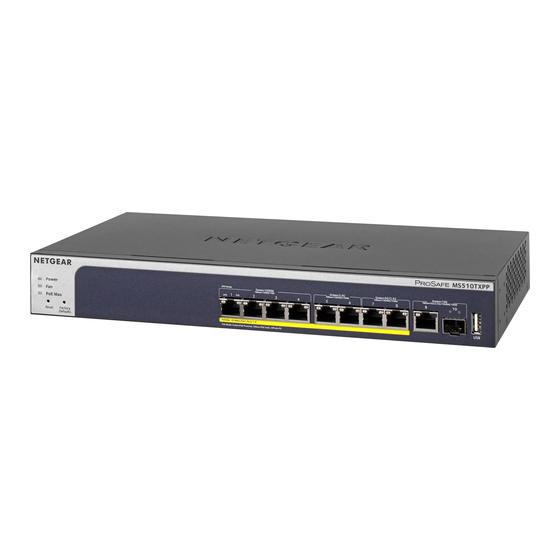 NETGEAR MS510TX Guide D'installation