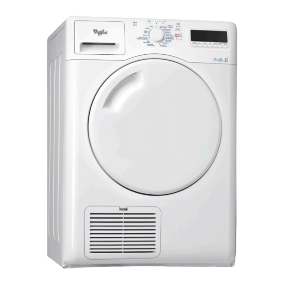 Whirlpool 6th sense AZB 7772 Fonctionnement