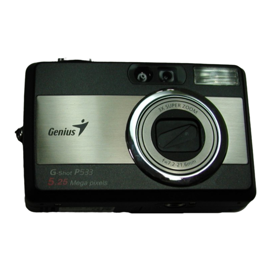 Genius G-shot P533 Guide Rapide