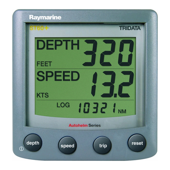 Raymarine ST60 Manuel Utilisateur