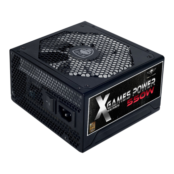 spirit of gamer X GAMES POWER Serie Guide Utilisateur