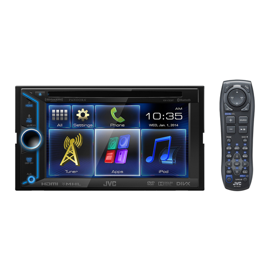 JVC KW-V50BT Mode D'emploi