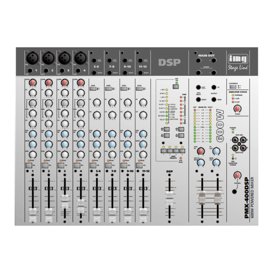 IMG STAGELINE PMX-400DSP Manuels