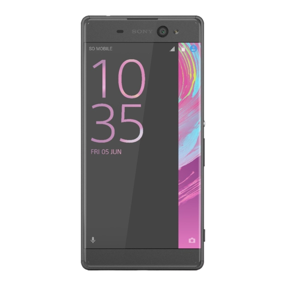 Sony Xperia XA Ultra Guide De L'utilisateur