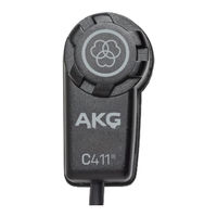 AKG C 411 III Mode D'emploi