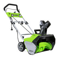 Greenworks 2600202CT Guide D'utilisation