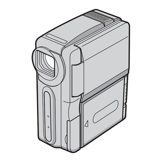 Sony HANDYCAM DCR-IP1 Mode D'emploi